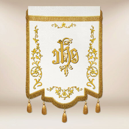 Drapeau brodé Jésus-Christ