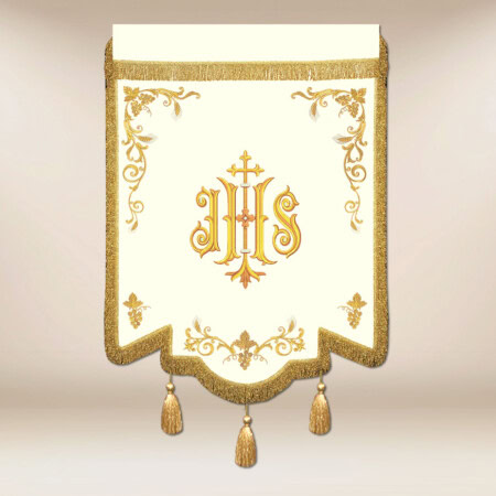 Drapeau brodé Jésus Miséricordieux