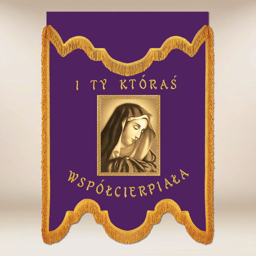 Drapeau de deuil Mater Dolorosa