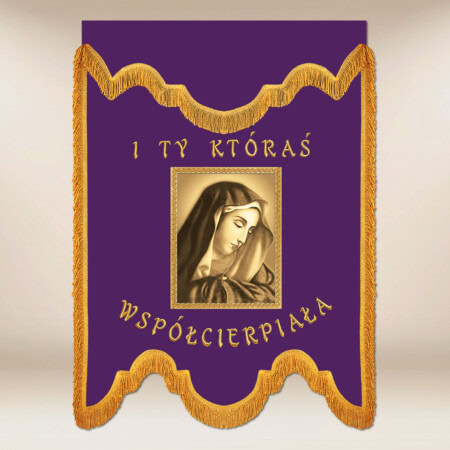 Drapeau de deuil Mater Dolorosa