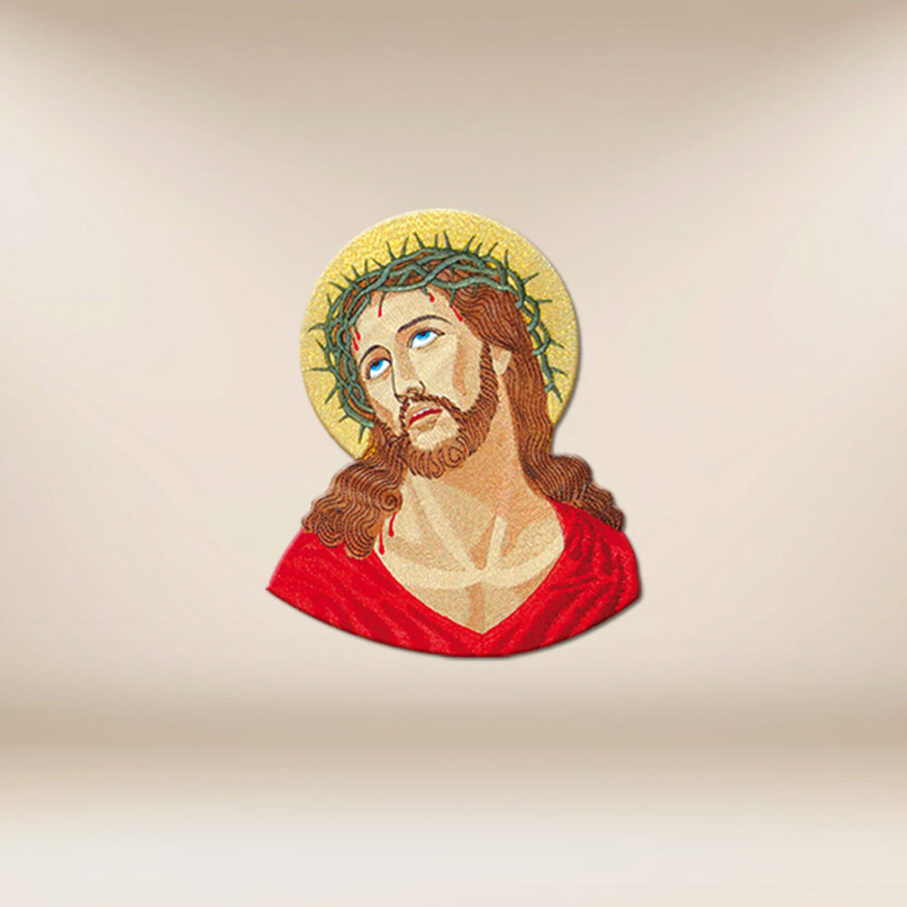 Application brodée Christ Souffrant