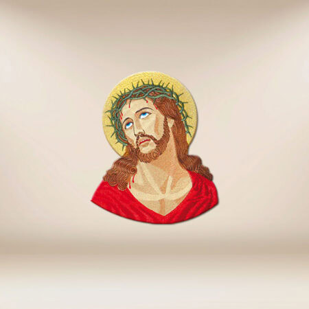 Application brodée Christ Souffrant