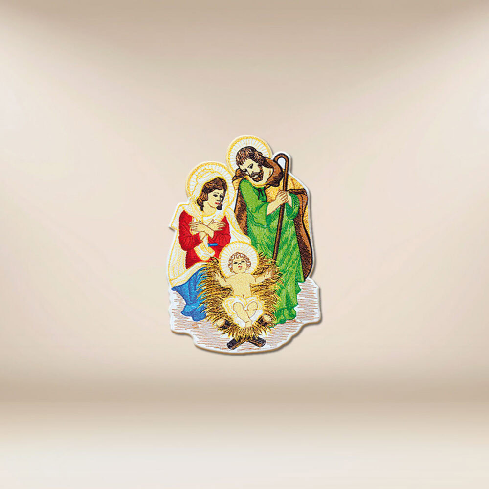 Application brodée Sainte Famille