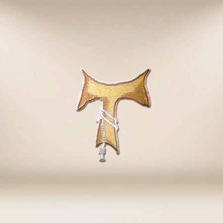 Application brodée Croix Tau Franciscain