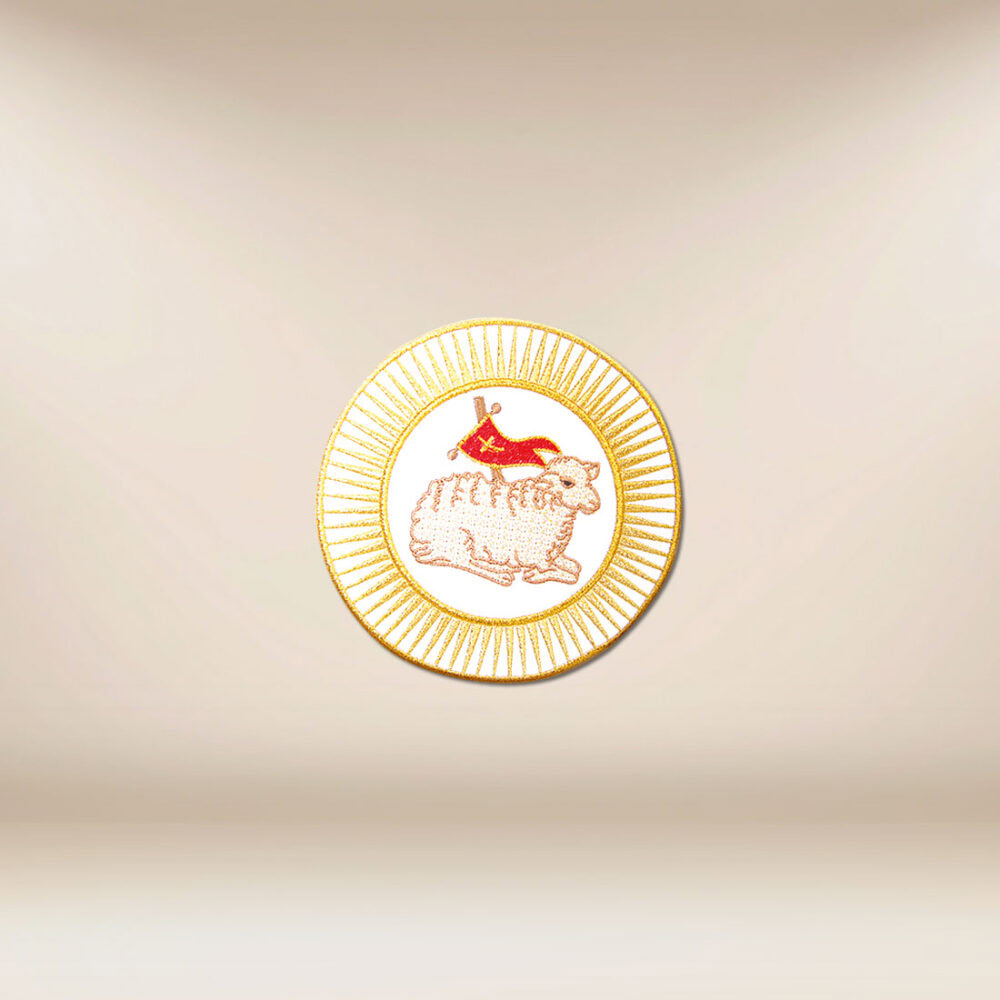 application brodée Agneau Pascal