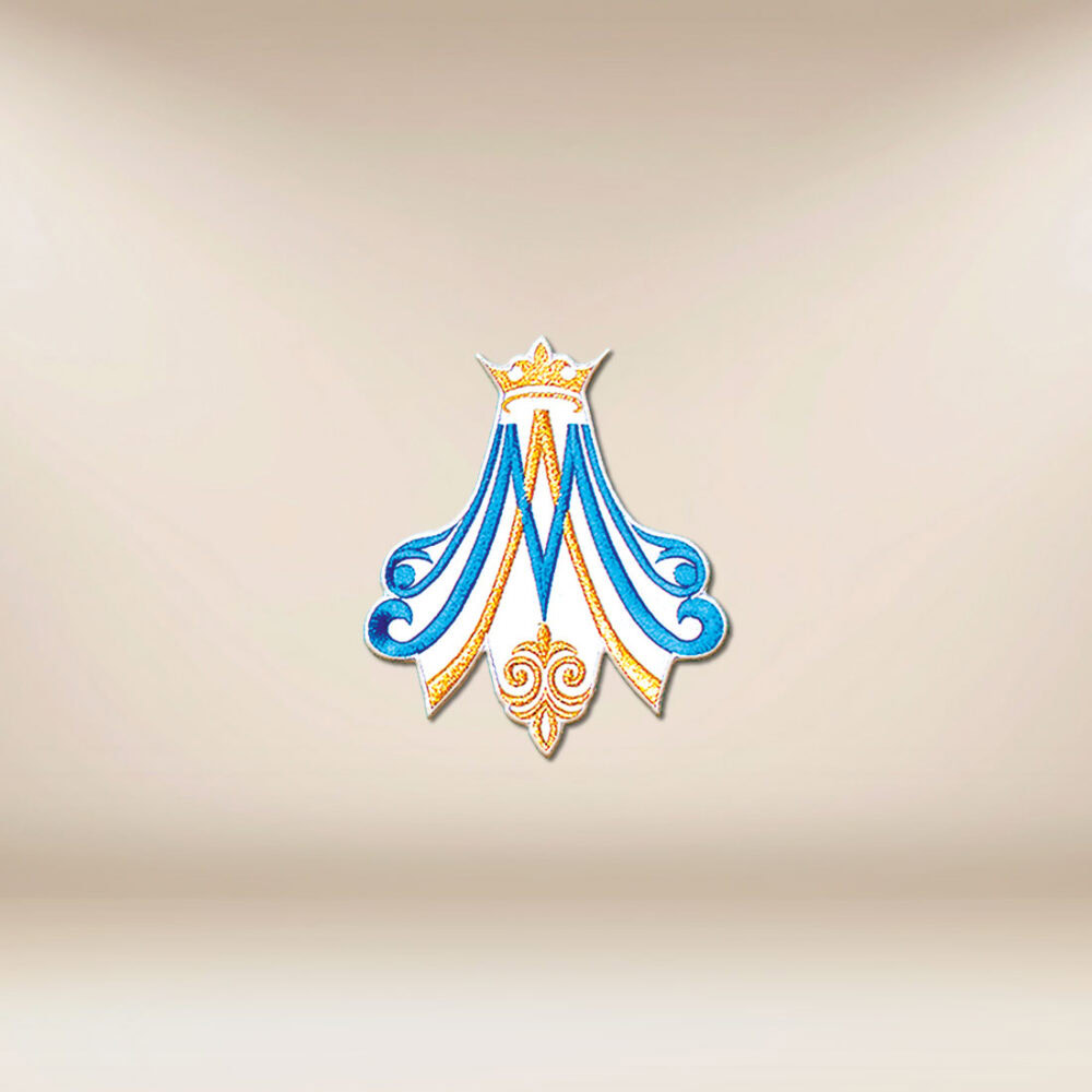 Application brodée mariale