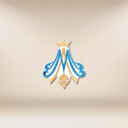 Application brodée mariale