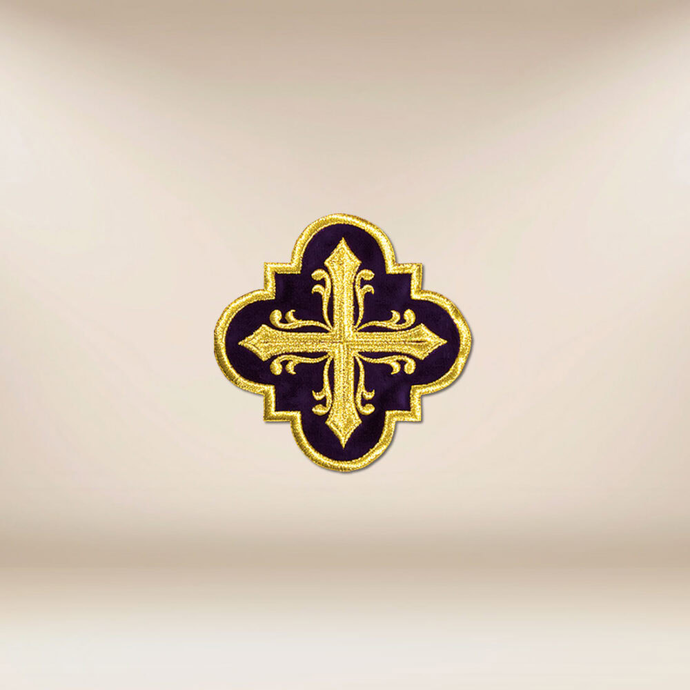 Application brodée croix