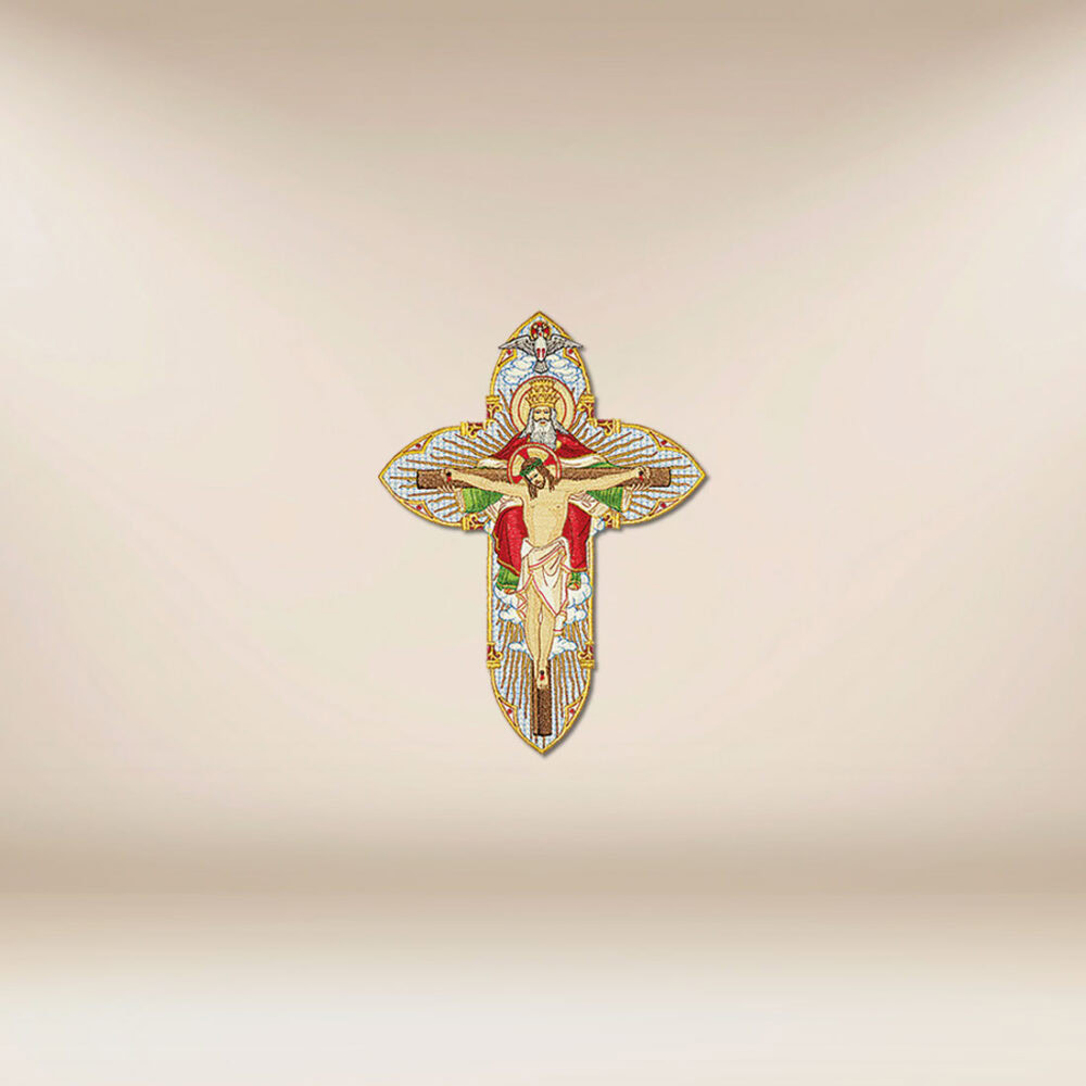 Application brodée Sainte Trinité