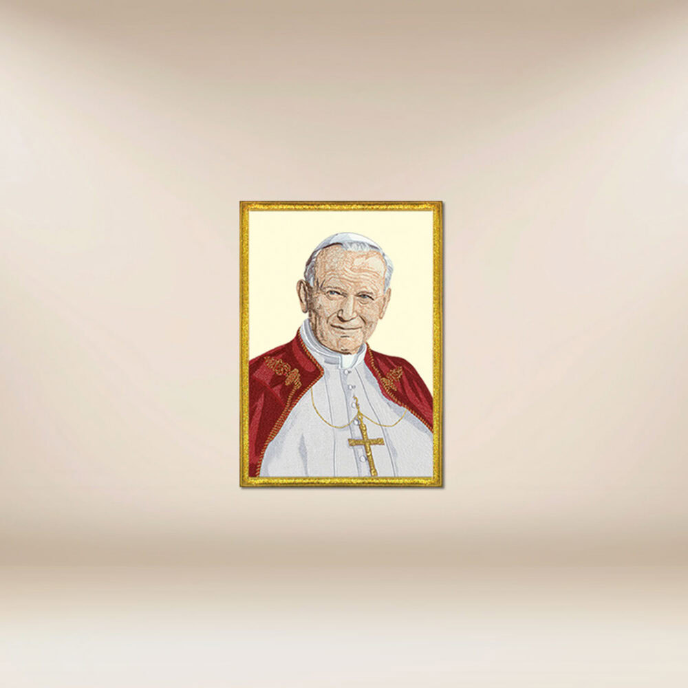 Application brodée Saint Jean-Paul II