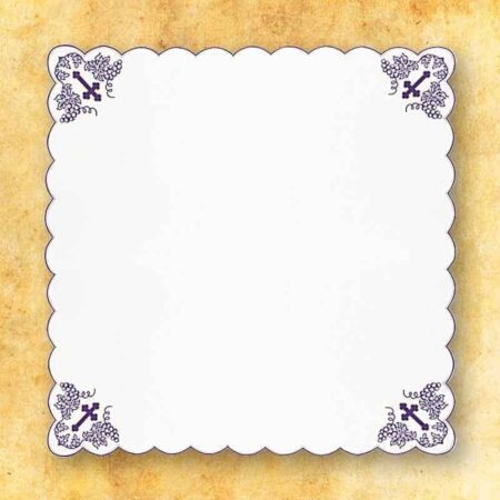 Serviette Brodée Na Post 45x45