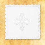 Linge de calice blanc