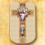 Chasuble romaine réplique écru La Dernière Cène