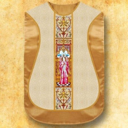 Chasuble romaine réplique écru La Dernière Cène