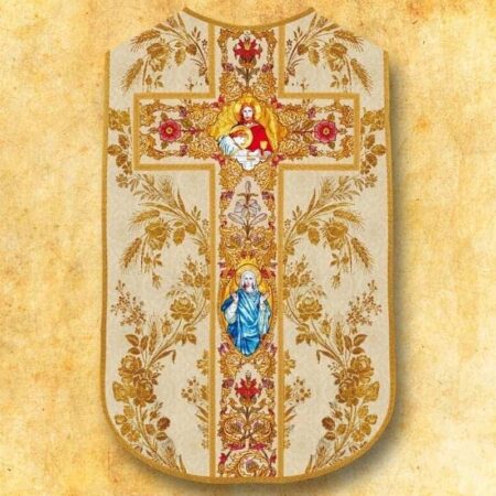 Chasuble romaine réplique avec images
