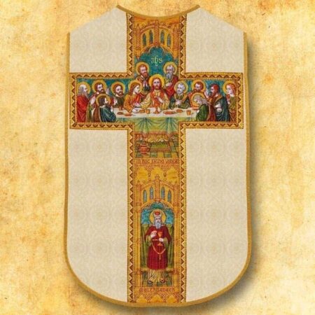Chasuble romaine réplique de la Dernière Cène