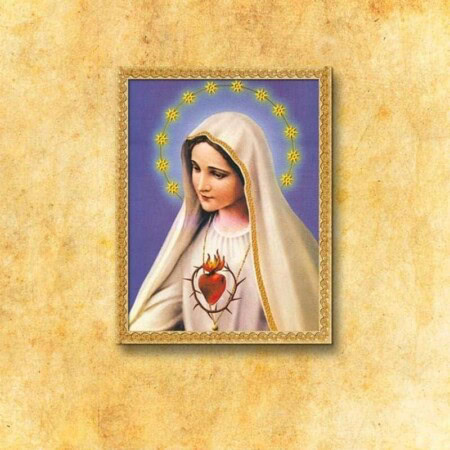 Obraz na tkaninie Serce Maryi