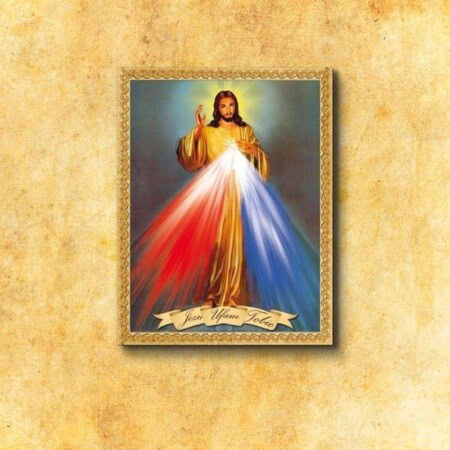 Obraz na tkaninie Jezus Miłosierny