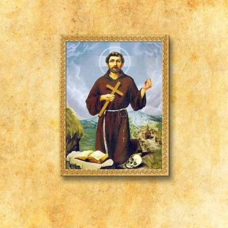 Obraz na tkaninie Św. Franciszek