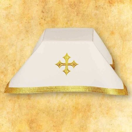 Voile de calice liturgique écru 45×45cm