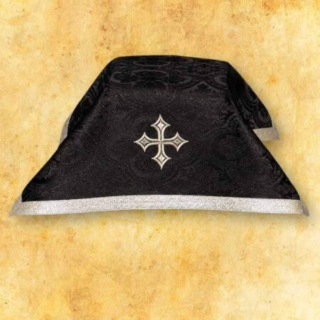 Voile de calice liturgique noir 45x45cm