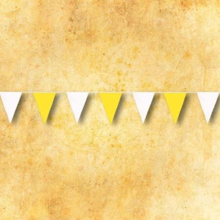 Triangles Blancs et Jaunes décoratifs