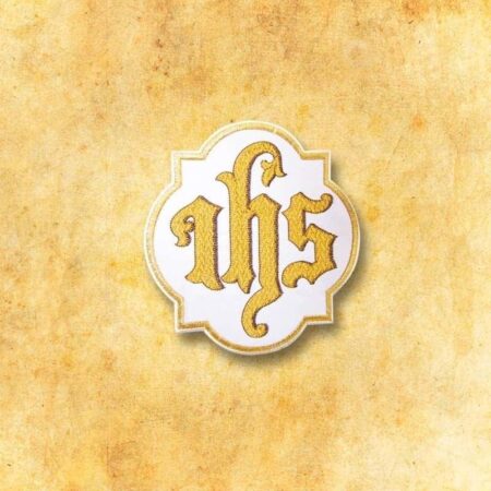 application brodée IHS