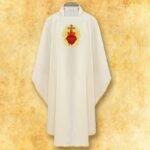 Chasuble brodée Cœur de Jésus