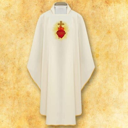 Chasuble brodée Cœur de Jésus