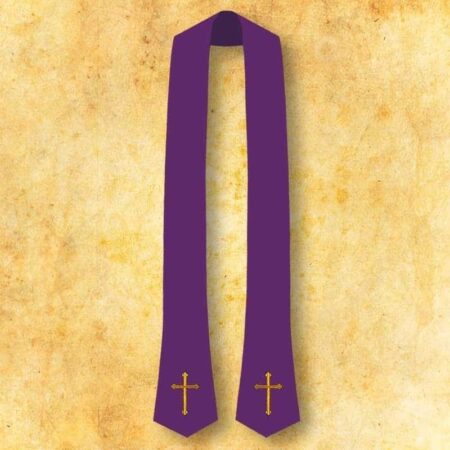 Étole de confession avec croix