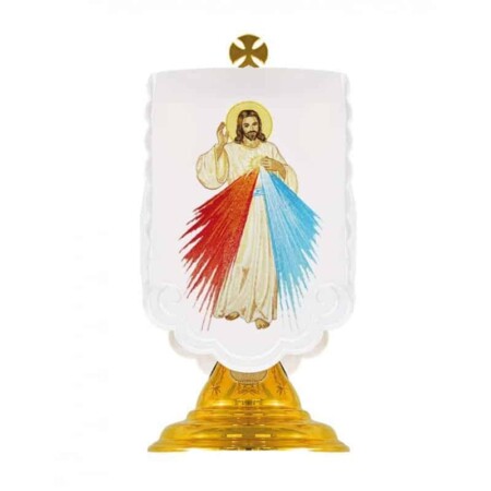 Voile de ciboire avec motif de miséricorde