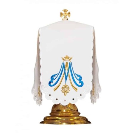 Voile de ciboire mariale