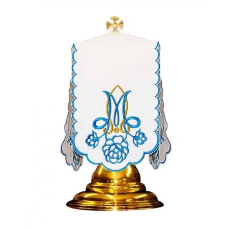 Voile de ciboire marial