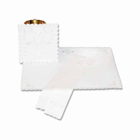 Linge de calice blanc
