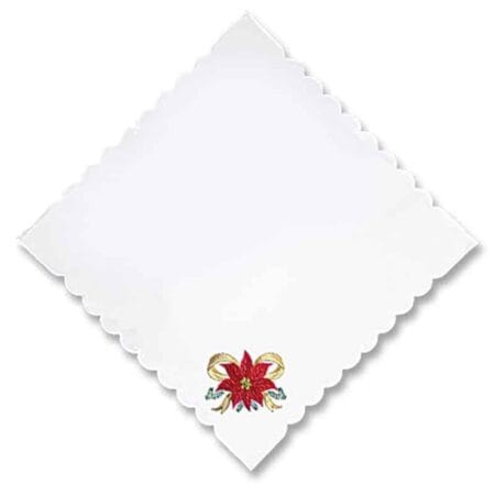 serviette brodée liturgique