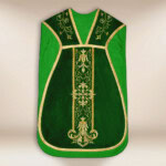 Chasuble romaine en couleur verte