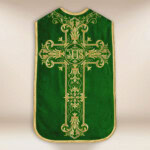 Chasuble romaine en couleur verte