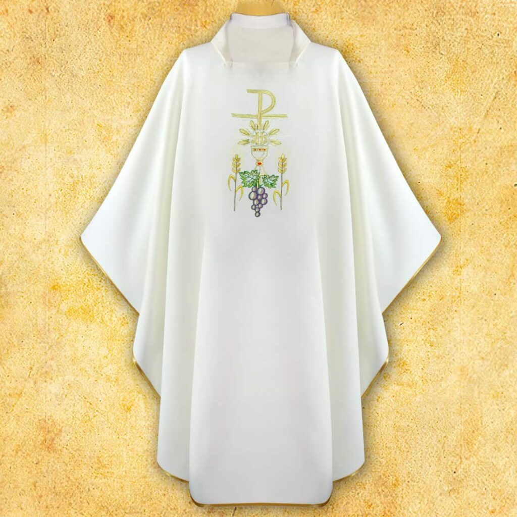 Chasuble brodée PX avec Calice