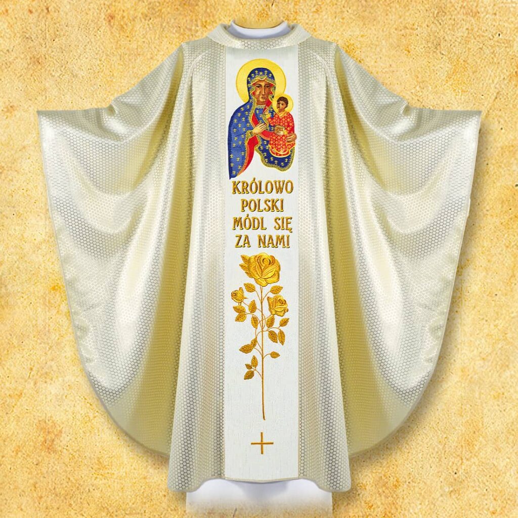 Chasuble brodée Patriotique