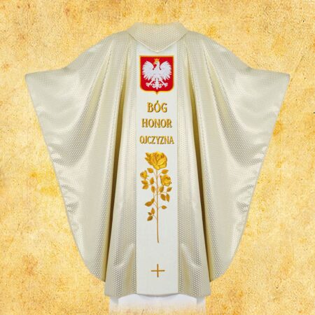 Chasuble brodée Patriotique
