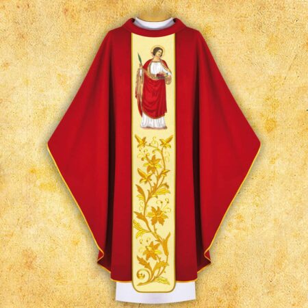 Chasuble avec l'image de saint Dorothée