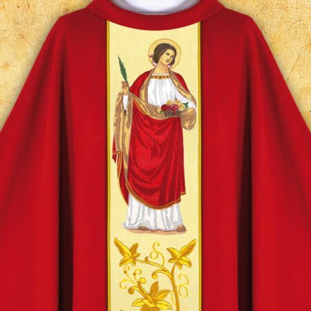 Chasuble avec l'image de saint Dorothée