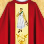 Chasuble brodée Sainte Karolina Kózka