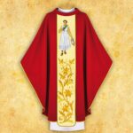 Chasuble brodée Sainte Karolina Kózka