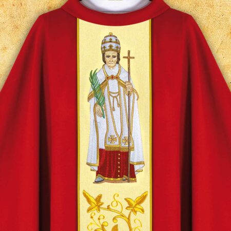 Chasuble brodée Saint Marcel