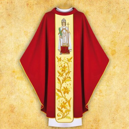 Chasuble brodée Saint Marcel