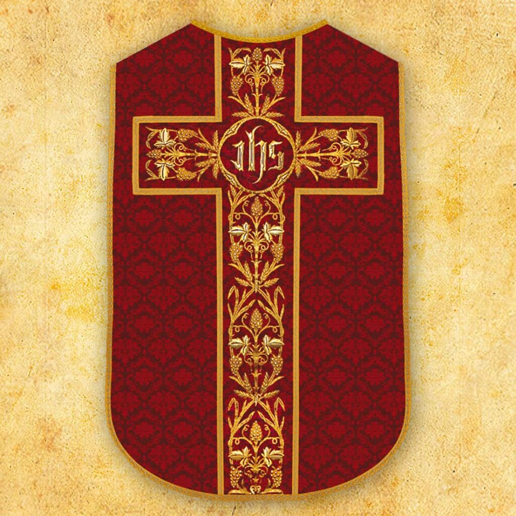 Chasuble romaine réplique IHS