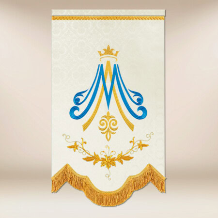 Mini bannière avec l'image de Notre-Dame du Rosaire