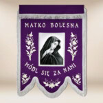drapeau de deuil Mère de Dieu