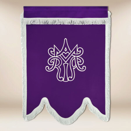 drapeau de deuil Mère de Dieu